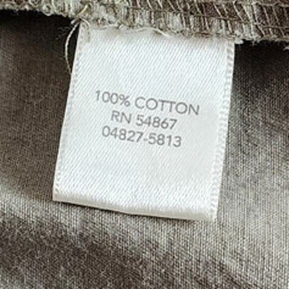 CJ Banks Vtg Long Sleeve Lightweight Khaki Green Jacket adjustable Waist W Med - Picture 9 of 9